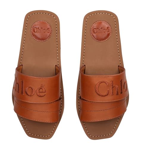 chloe woody leather sandals|chloe woody sandals sale.